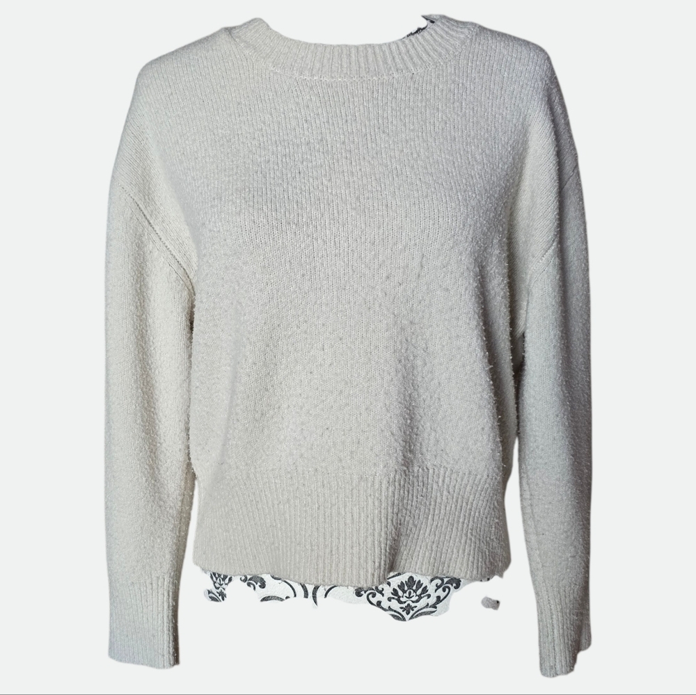 Okakie Textured Knit Relaxed Fit Sweater Size Small - Picture 1 of 13